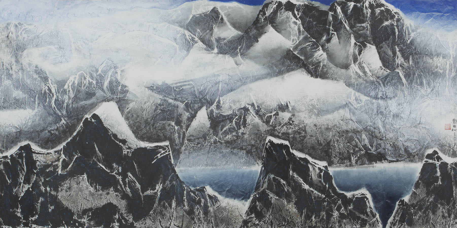 Liu Kuo-sung,<i> Lake's Reflection of Snow, Bright as a Mirror, </i>2012