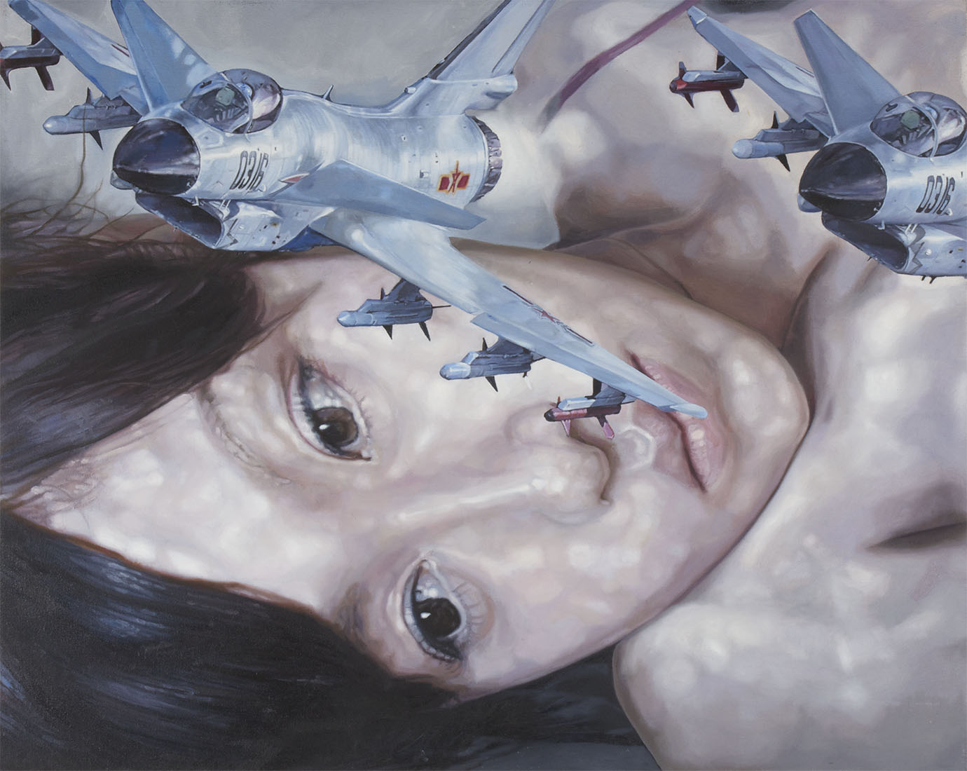 Ma Baozhong,<i> Criss-Cross: A Girl's Dream No. 4,</i> 2013