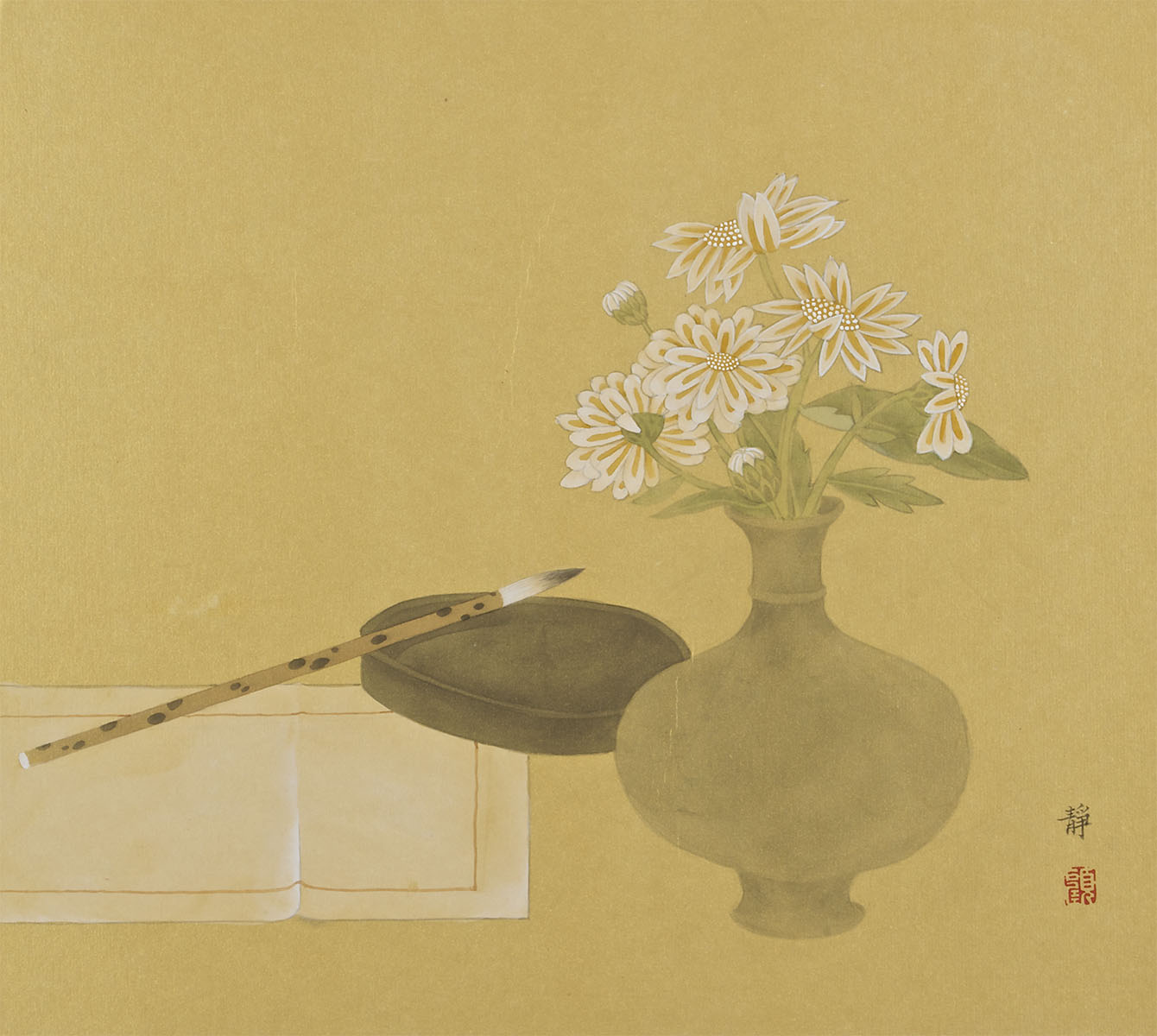 Gu Jing, <i>Chrysanthemum & Studio,</i> 2014