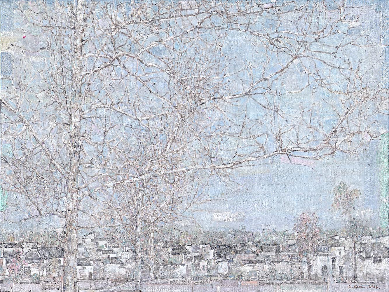 Guo Kai,<i> Blooming Branches, </i>2013