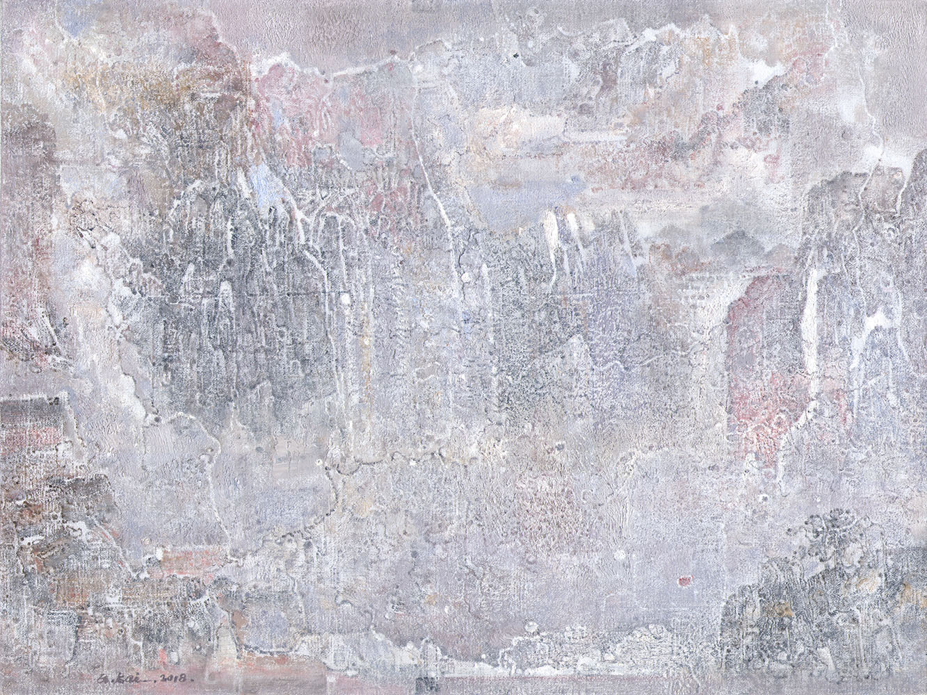 Guo Kai,<i> Empty Mountain Spring No. 1,</i> 2018
