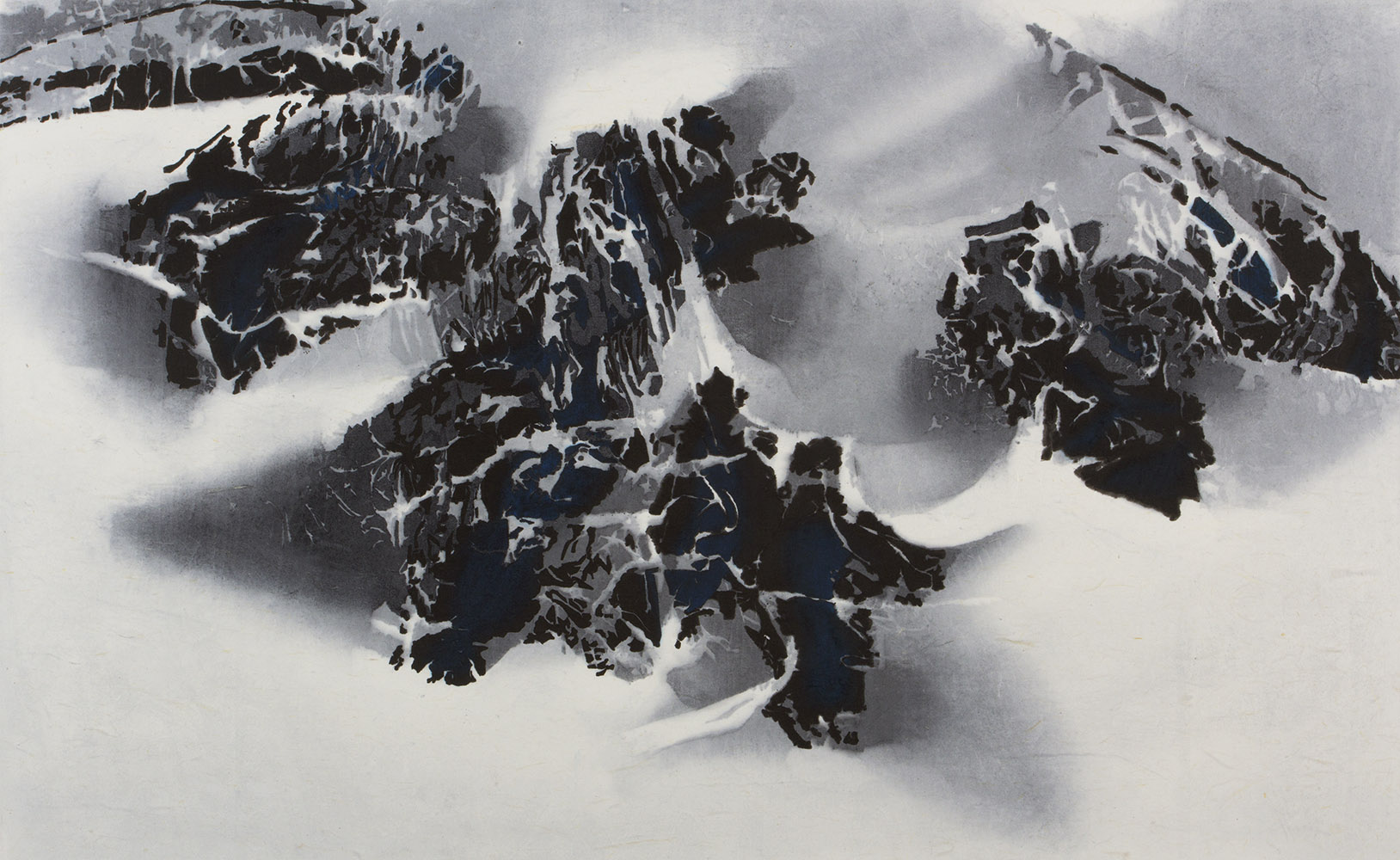 Liu Kuo-sung,<i> Cliffs, Rocks, Mist,</i> 2016