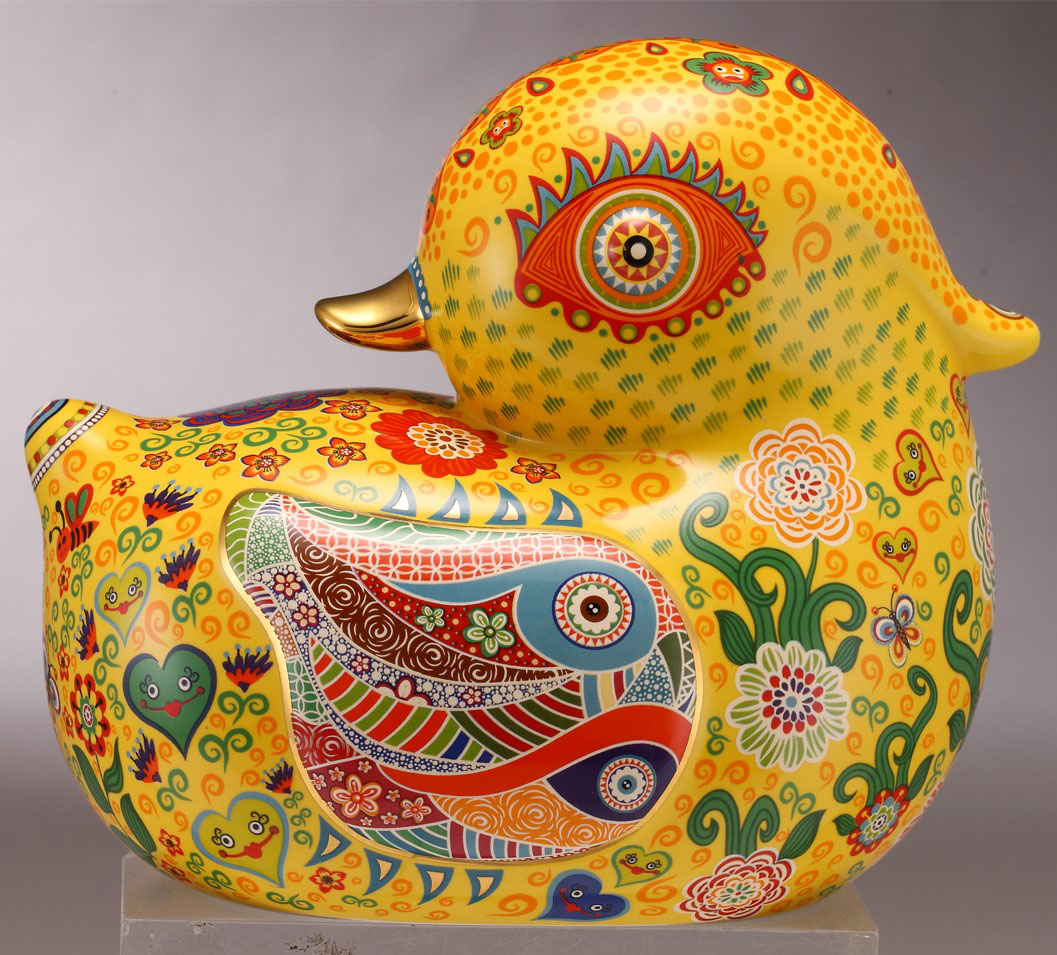 Hung Yi, <i>Golden Mandarin Ducks, </i> 2016