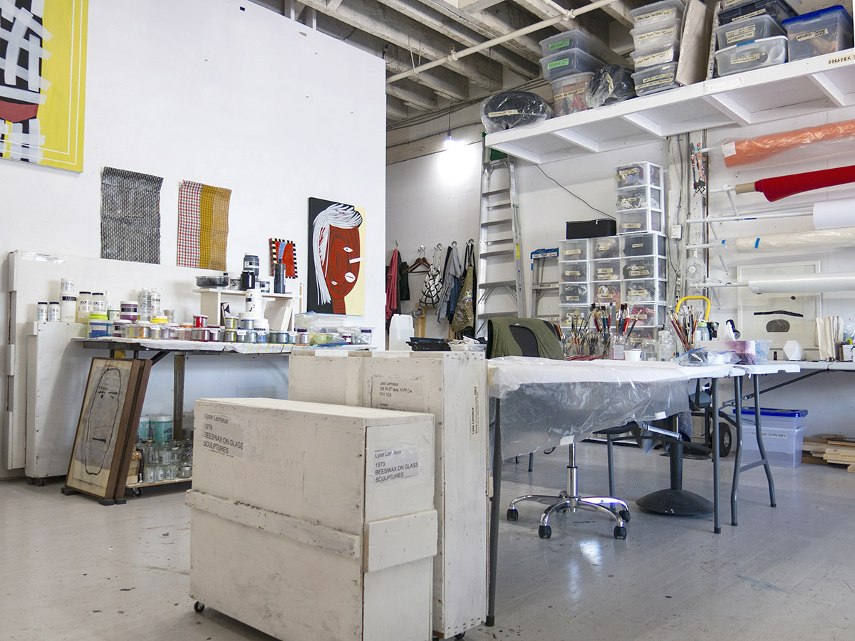 Lyse Lemieux's Studio, Vancouver, 2022